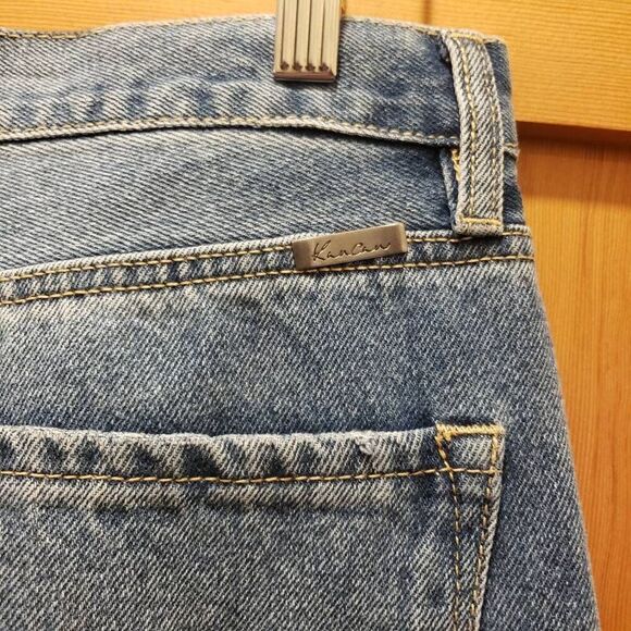 KanCan Stephanie Ultra High Rise 90's Boyfriend Jeans - Picture 7 of 8